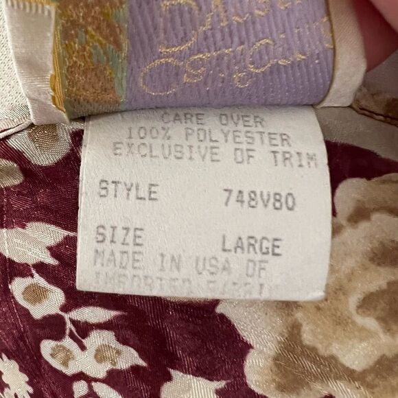 🚨4/$25 VINTAGE California Dynasty Floral Slip Size Large - Picture 5 of 5